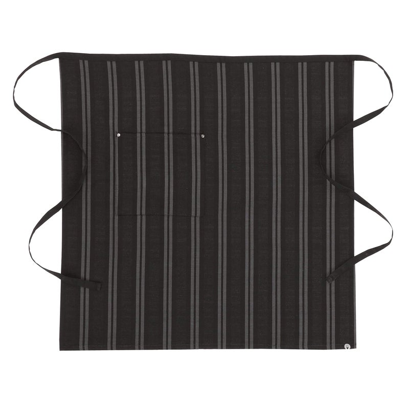 Chef Works Unisex Presidio Bistro Apron, Black Gray, One Size - Image 2